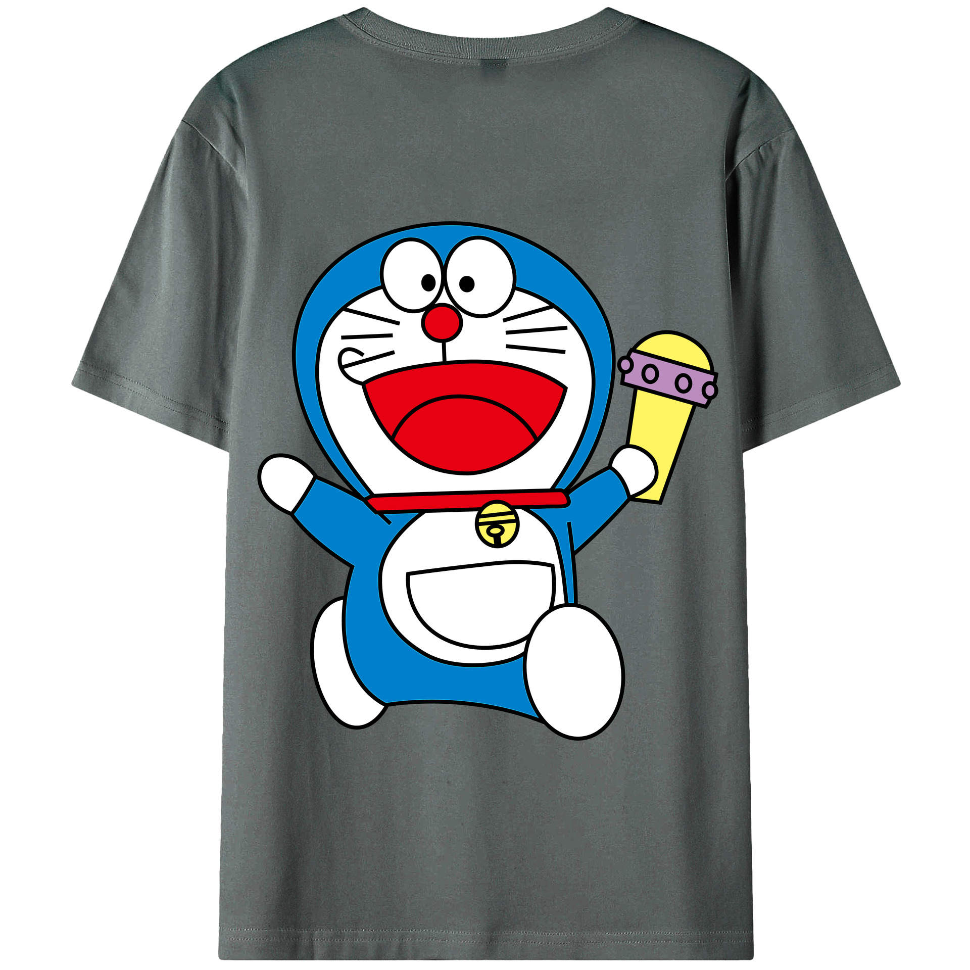 （画像用） ドラえもん Doraemon 綿100％半袖Tシャツ（背面プリント）